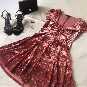 FOREVER 21 Velvet Mini Dress
